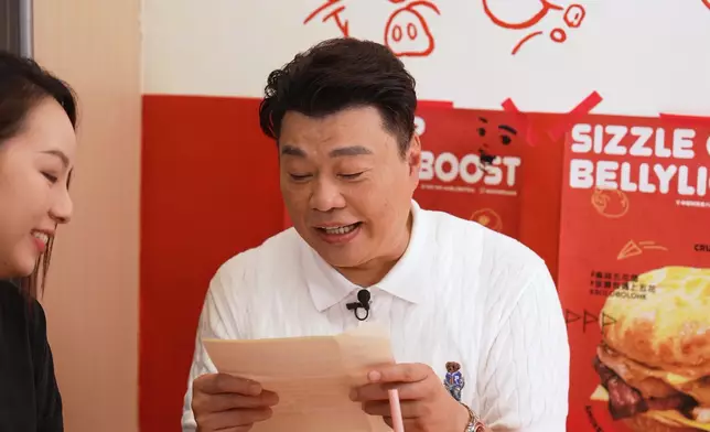 祥師兄代讀Karmen媽媽親筆信。
