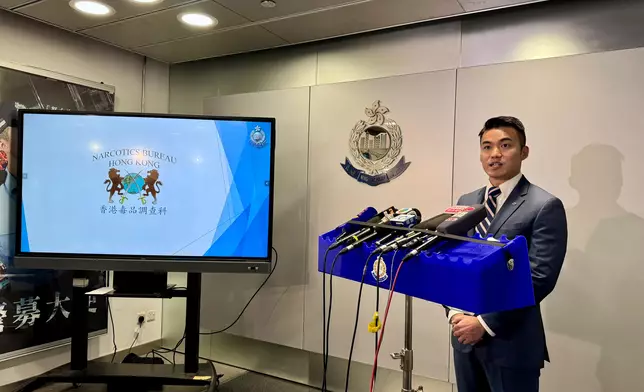 毒品調查科行動組總督察林柏喬。