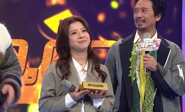 劉愷蕎奪一萬港元獎金。
