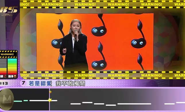 李然唱《蜚蜚》唱剩「兩條血」，險險過關。
