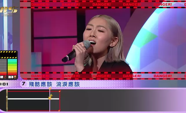 李然唱《蜚蜚》唱剩「兩條血」，險險過關。