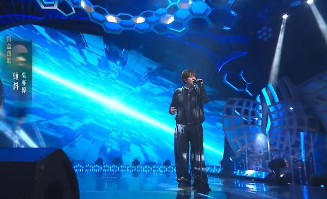 吳亦偉擅用Mic Stand演出。