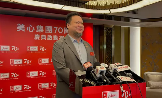 美心集團快速消費品牌總經理劉顯章。巴士的報記者攝