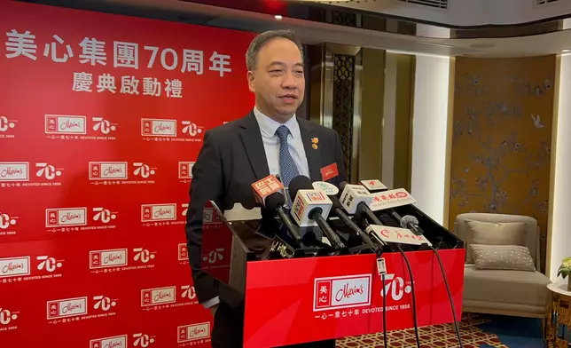 美心集團美心中菜總監鍾華飛。巴士的報記者攝