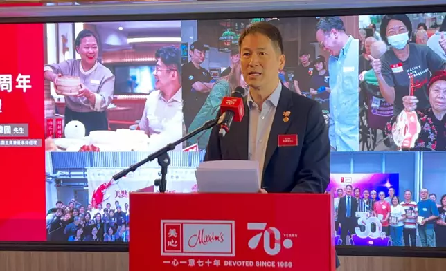 美心集團主席兼董事總經理伍偉國。巴士的報記者攝