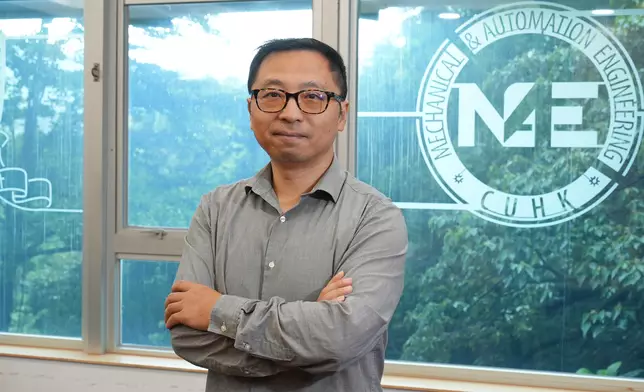 中大工程學院機械與自動化工程學系教授張立。巴士的報記者攝