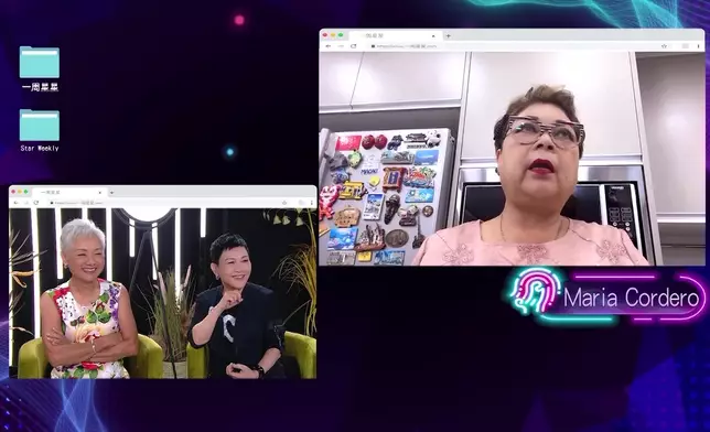 葉麗儀講姐妹情，忍唔住落淚。