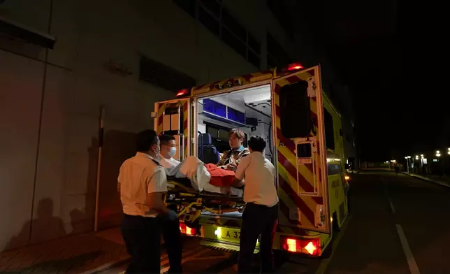 比賽後，旭培即坐救護車入院治療。