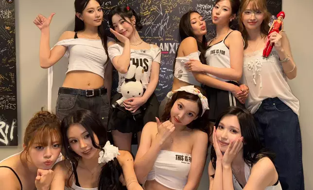 TWICE再有成員宣布離巢JYP娛樂。TWICE官方X圖片