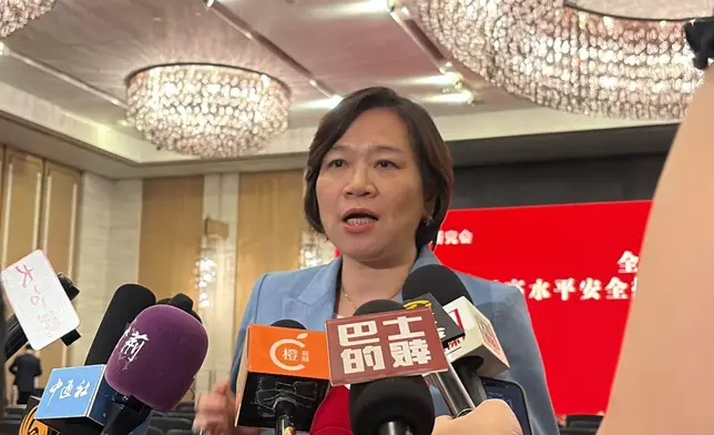 立法會議員梁美芬。巴士的報記者攝