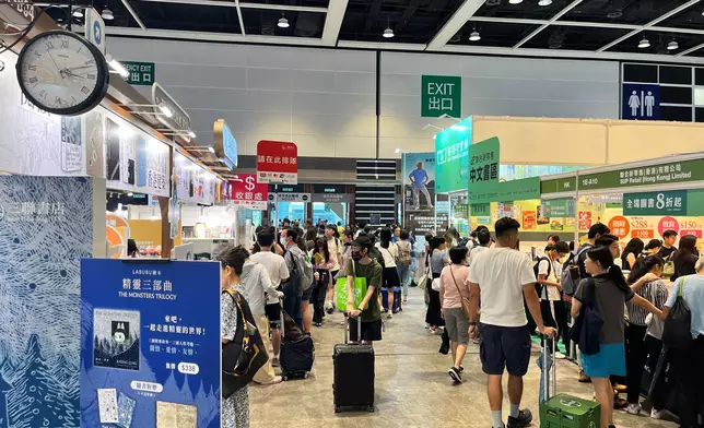 香港書展。巴士的報記者攝