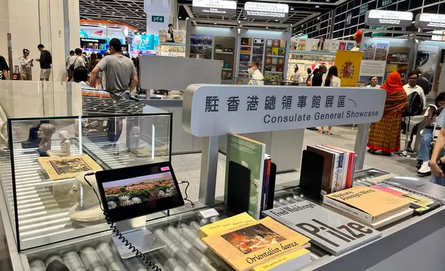香港書展。巴士的報記者攝