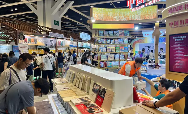 香港書展。巴士的報記者攝