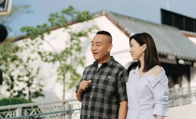 佘詩曼與林保怡為昂坪360二十周年合體拍攝廣告，重現《金枝慾孽》經典CP造型，勾起觀眾回憶。