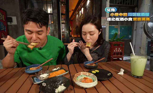 行仔跟Nina都是吃貨之人。