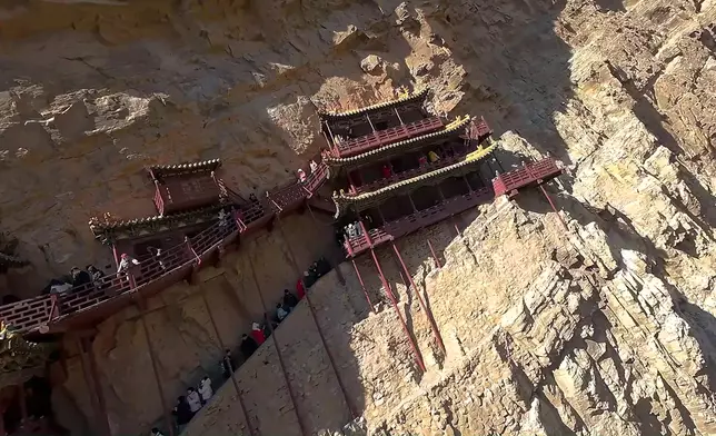 大同恆山懸空寺景色壯觀。