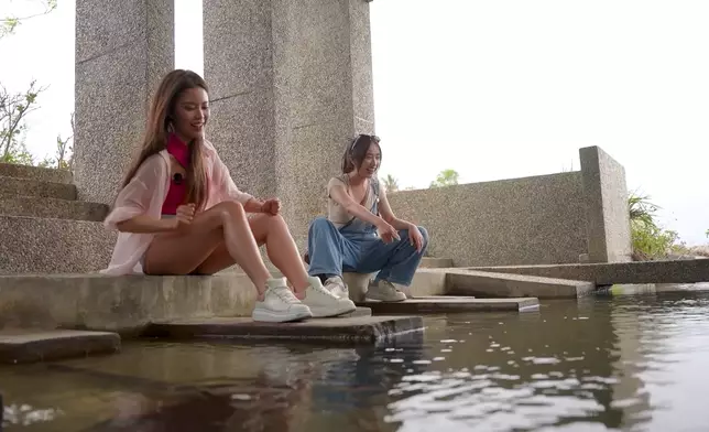 錦園洗衣亭是早年婦女洗衣社交的地方。