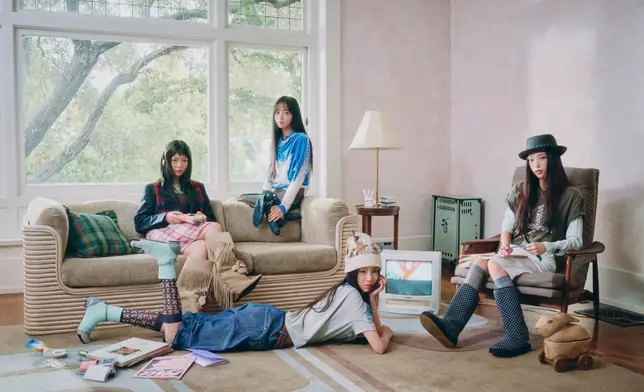 NewJeans於7月22日迎來出道4週年。NewJeans官方X圖片