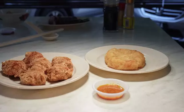 炸豆卜及龍躉片