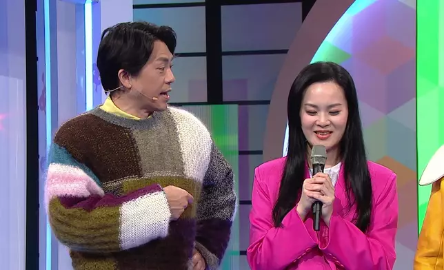 Connie輕鬆心態參加節目。