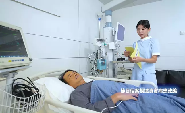 今集個案主角係李啟傑，演繹咗四大肝癌微兆。