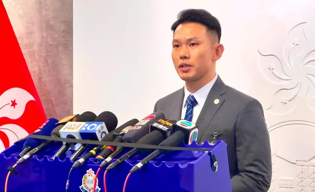 深水埗警區刑事總督察黃泳洪。