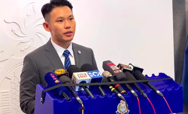 深水埗警區刑事總督察黃泳洪。