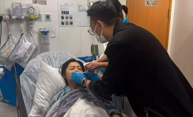 衛詩雅日前在外景拍攝期間發生意外。