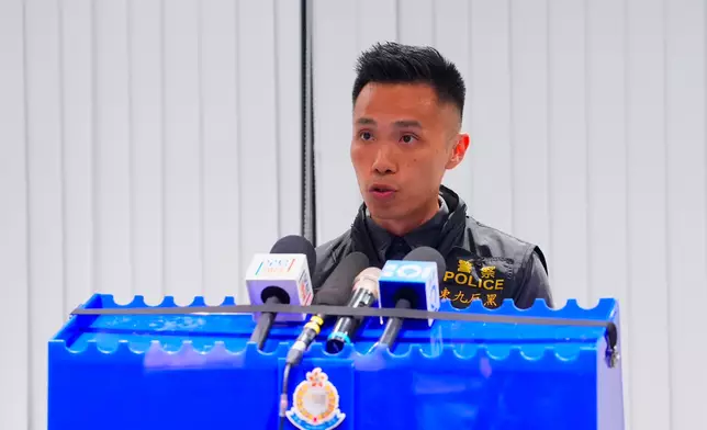 東九龍總區反三合會行動組第一隊高級督察黃煜程。
