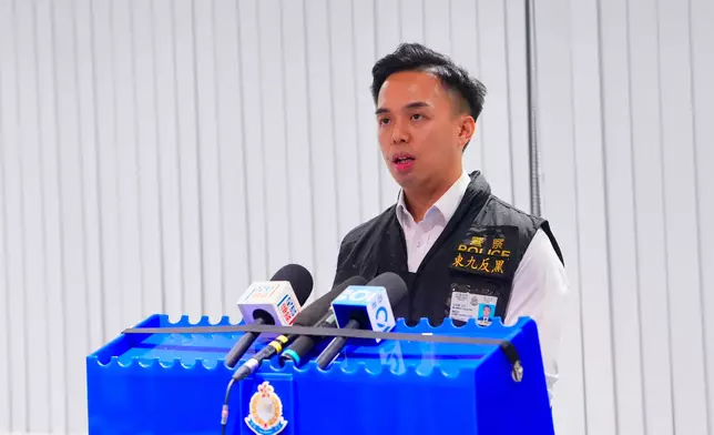 東九龍總區反三合會行動組總督察文卓禧。
