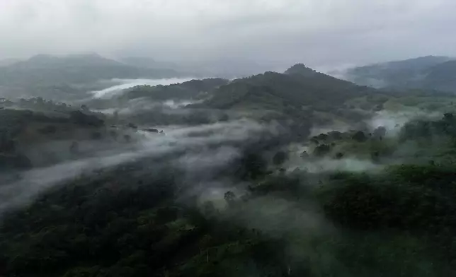 霧氣籠罩巴拿馬埃爾利蒙社區，該處是擬建的印第奧河水庫所在地。攝於2026年7月26日周日。(美聯社圖片/Matias Delacroix) AP圖片