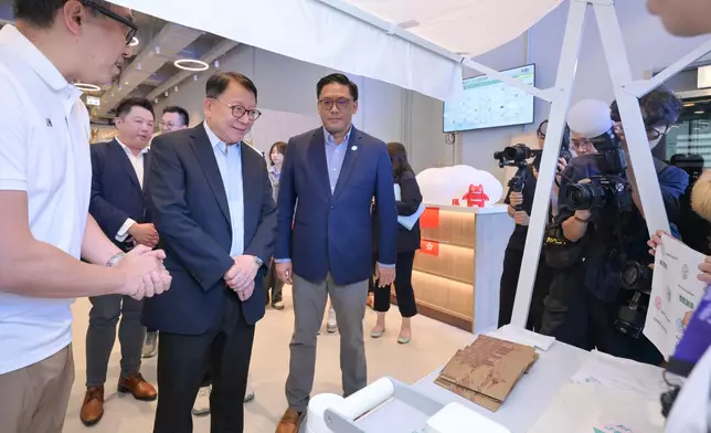 政務司司長陳國基出席2026「青年節@HK」啓動禮。政府新聞處圖片
