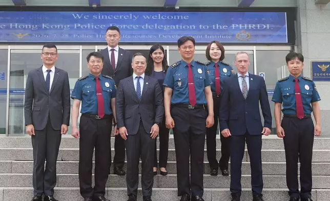 香港警務處與韓國國家警察廳簽署諒解備忘錄加強合作 政府新聞處圖片
