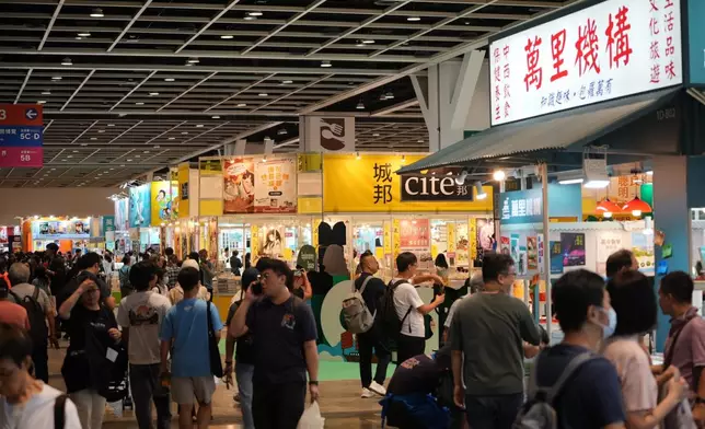 第36屆香港書展。巴士的報記者攝