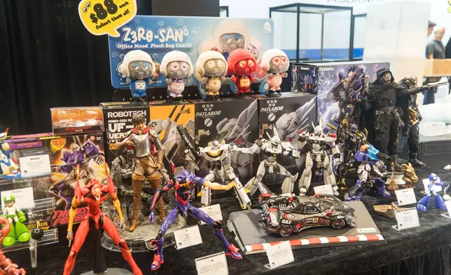 香港品牌玩具協會展出的多樣化經典動漫機器人與潮流玩具收藏