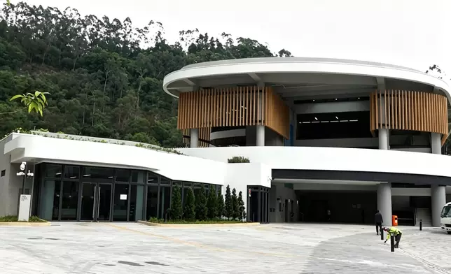 石門骨灰安置所。環境及生態局圖片