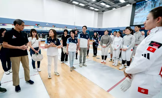 文體旅局局長到訪體院 為亞運及亞殘運運動員打氣