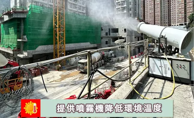 房委會提醒地盤工友防暑 酷熱天氣下須做足措施