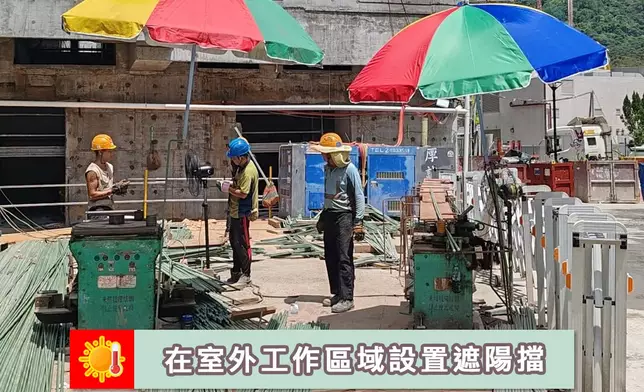 房委會提醒地盤工友防暑 酷熱天氣下須做足措施