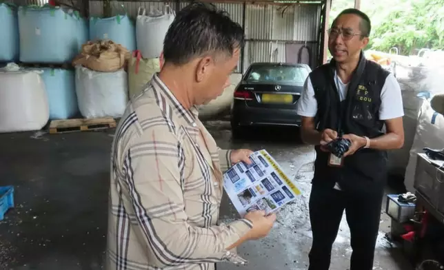 環保署聯同消防處嚴查北區元朗45地點 打擊廢鋰電池火警風險及露天焚燒