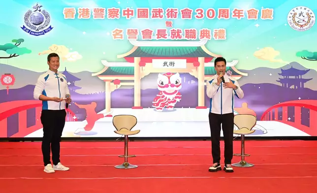 香港警察中國武術會名譽會長呂良偉先生分享習武養生之道。