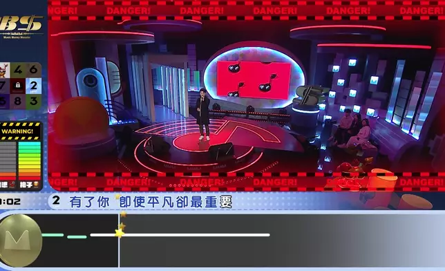 挑戰 Level 2《追》 喺最後幾秒出現「DANGER」警號，睇到大家超緊張。