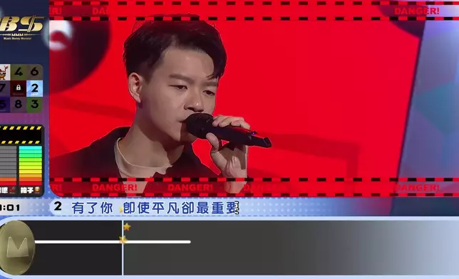挑戰 Level 2《追》 喺最後幾秒出現「DANGER」警號，睇到大家超緊張。