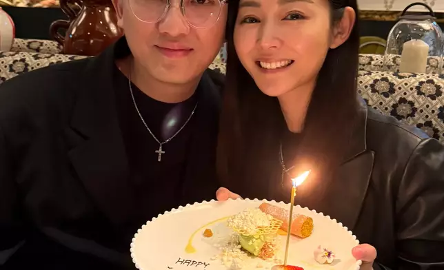 Michelle與丈夫周祉安
