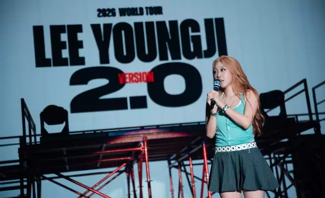 李泳知於8月1日晚上舉行《2026 LEE YOUNGJI WORLD TOUR <2.0>》世界巡迴演唱會香港站。Mainstream Winter Inc.IG圖片