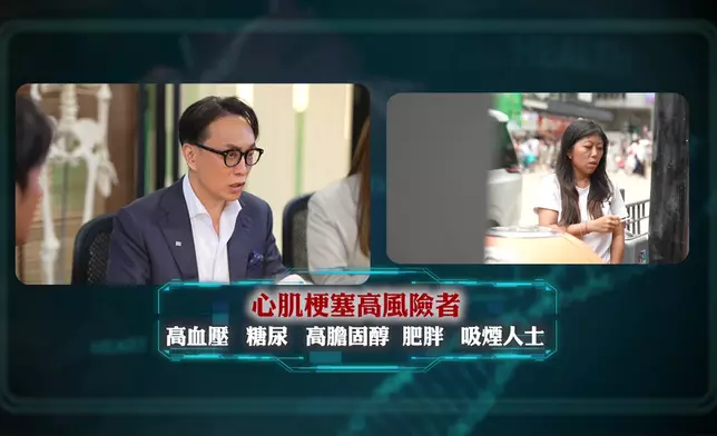 姚啟恒教授指高血壓、糖尿等患者屬心肌梗塞高風險者。