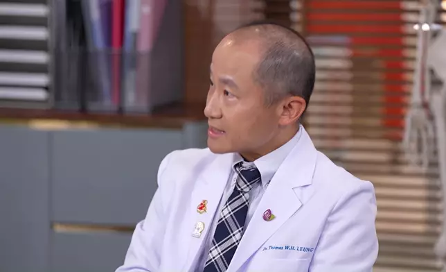 梁慧康教授喺節目還介紹「一站式緊急中風診治」模式。