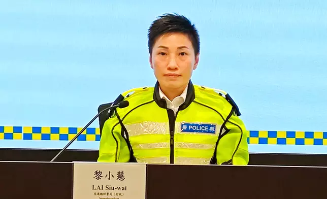 警察交通總部警司（行政）黎小慧。