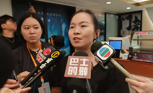 寧德市旅發集團職員葉城芳。巴士的報記者攝