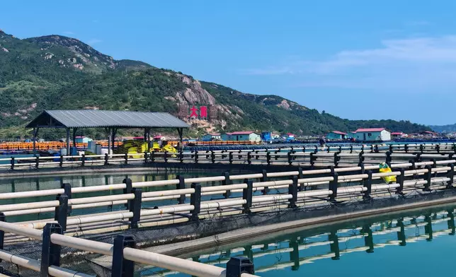 三都澳白基灣魚排。巴士的報記者攝